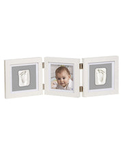 Eurekakids - Cadre Empreintes Blanc & Gris