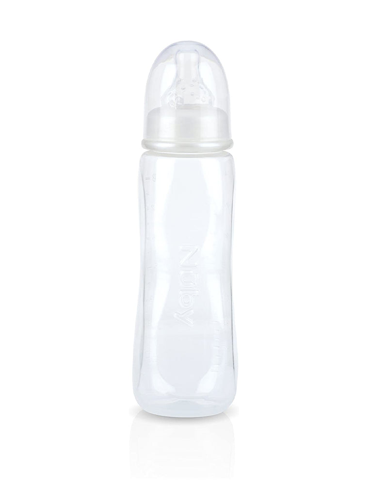 Biberon Nûby en Polycarbonate classique 0m+ 240ml - Blanc