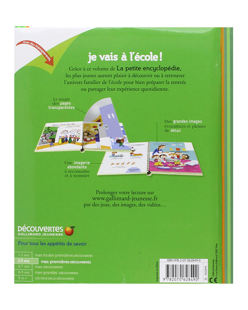La Petite Encyclopédie - Je vais à l'école
