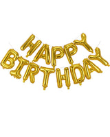 Bannière Happy Birthday - Dorée