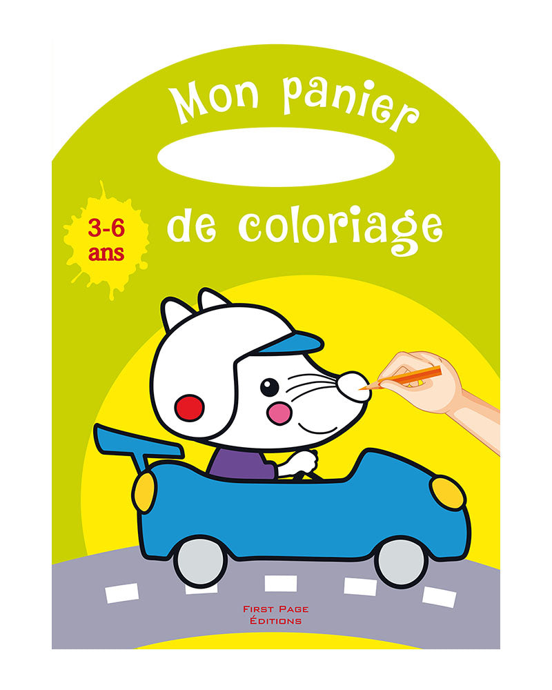 Mi cesta para colorear - Vehículo