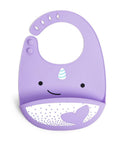 Babero de silicona Skip Hop Zoo - Narwhal