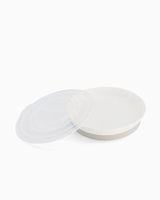 Assiette avec Couvercle - Blanc