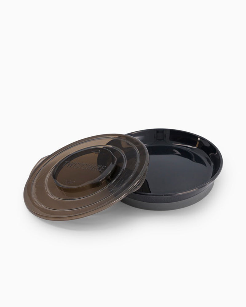 Plato Twistshake con Tapa - Negro