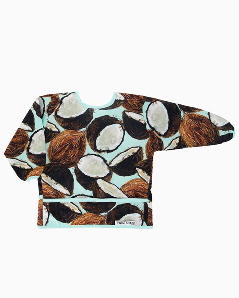 Twistshake Long Sleeve Bib - Coconut