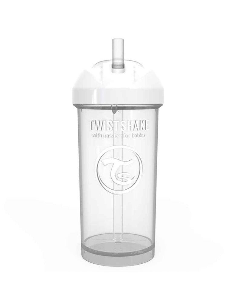 Gourde à Paille Twistshake 360ml - Blanc