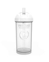 Gourde à Paille Twistshake 360ml - Blanc