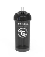 Gourde à Paille Twistshake 360ml - Noir