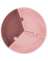 Assiette Puzzle MINIKOIOI avec Ventouse en Silicone – Rose