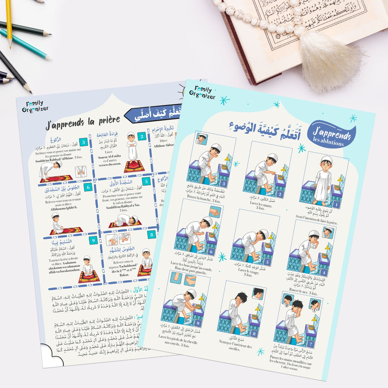 Estoy aprendiendo Oración-أتعلم كيفية الوضوء - Niño