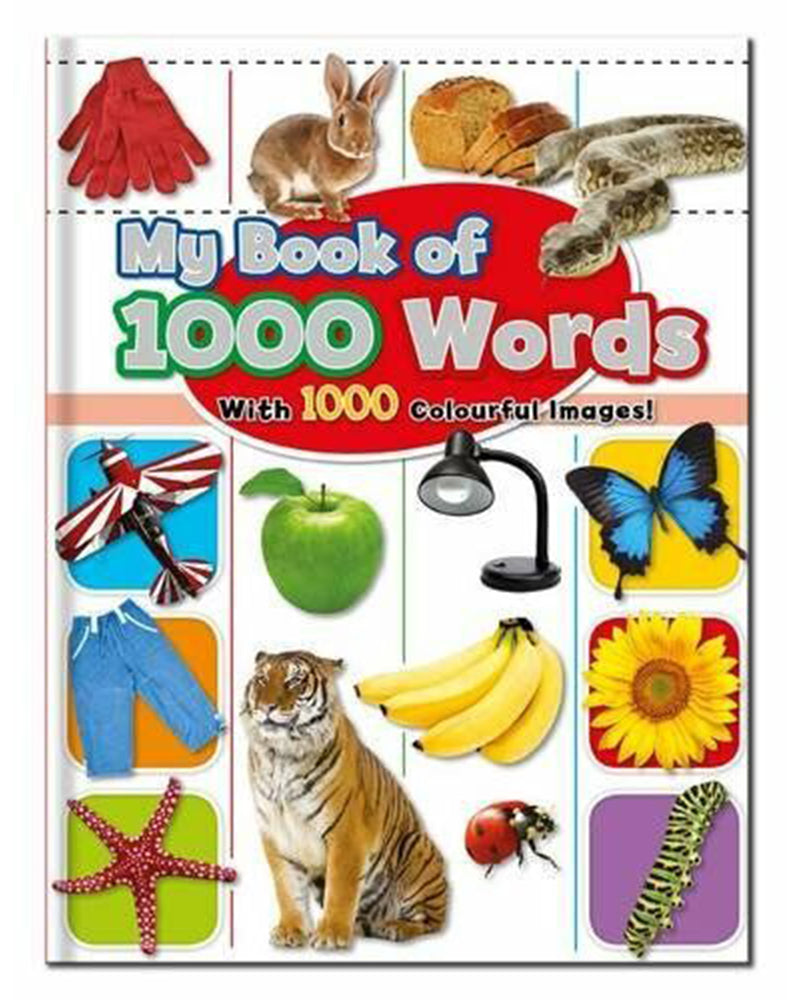 Mi Libro de 1000 Palabras (Libro en Inglés)